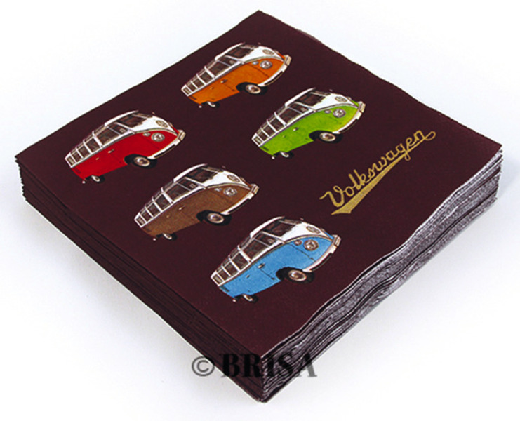 [95512] VW collection napkins 'COLORED SAMBA', 20 pcs.. 95512_1