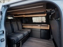 Ford Custom V710 L1 VW T7 sleeper roof - High front - Open-sky bellows - Molded headlining - Black - With LED 