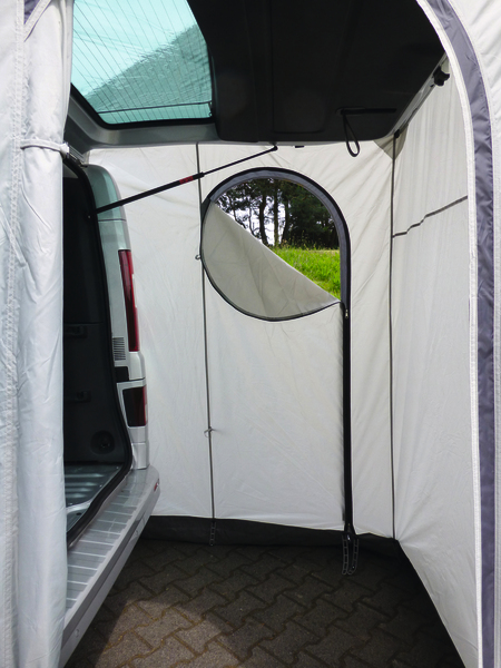 Rear tent Vertic for Toyota Hiace, no poles required