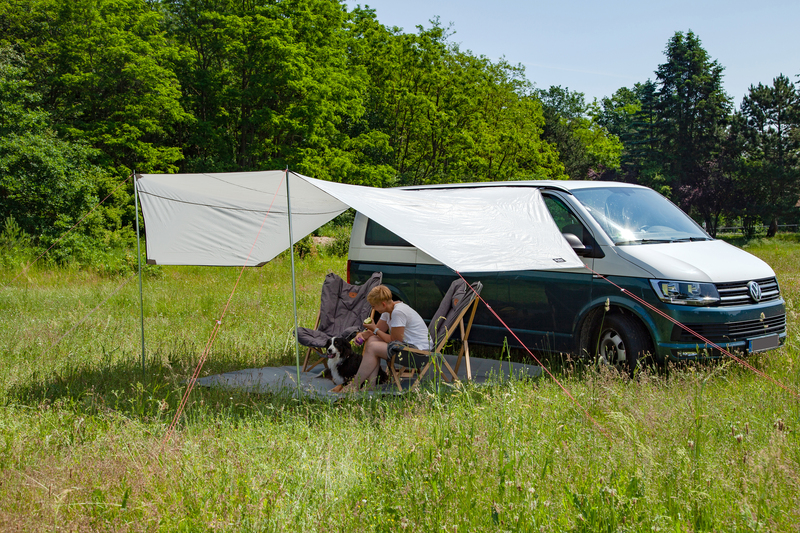 Sun Shade Mauritius L, 4,8x3m 2 erection-poles