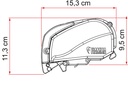 Fiamma F80S roof awning 3,2m, for vans and camper vans