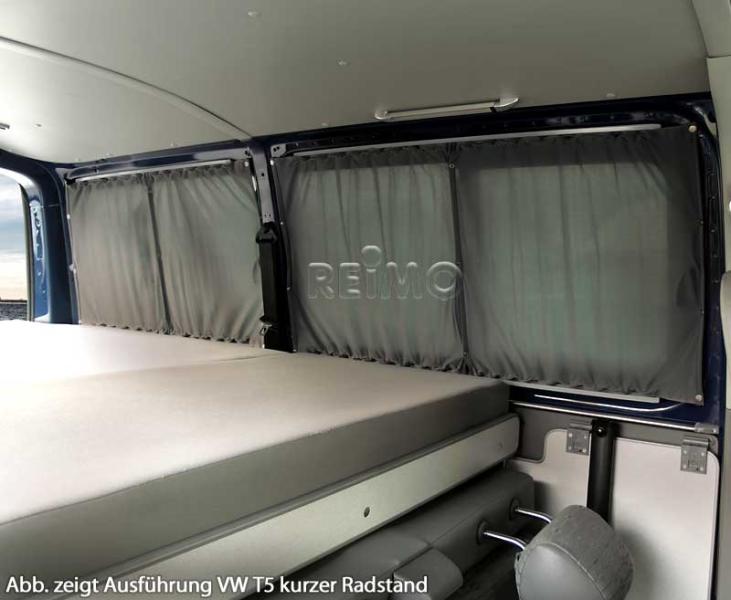 Curtains VW Caddy Maxi (long wheelbase), opaque