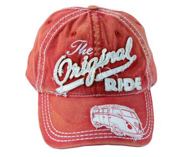 VW Collection Baseball-Cap jeans/red