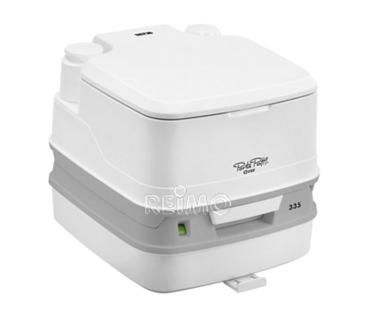 Porta Potti Qube type 335, white, incl. floor mounting "Hold Down Kit"