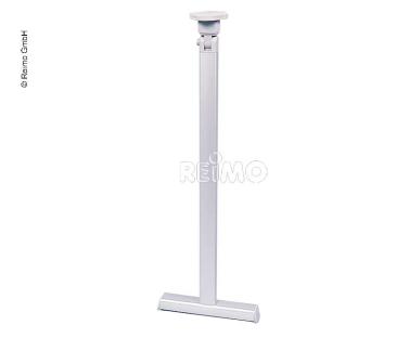 [57072] Folding table foot silver with T-foot - height 720 mm Joint at top