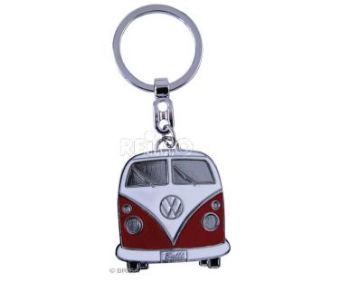 [955390] VW Collection Keychain, red Bulli-Front-Design